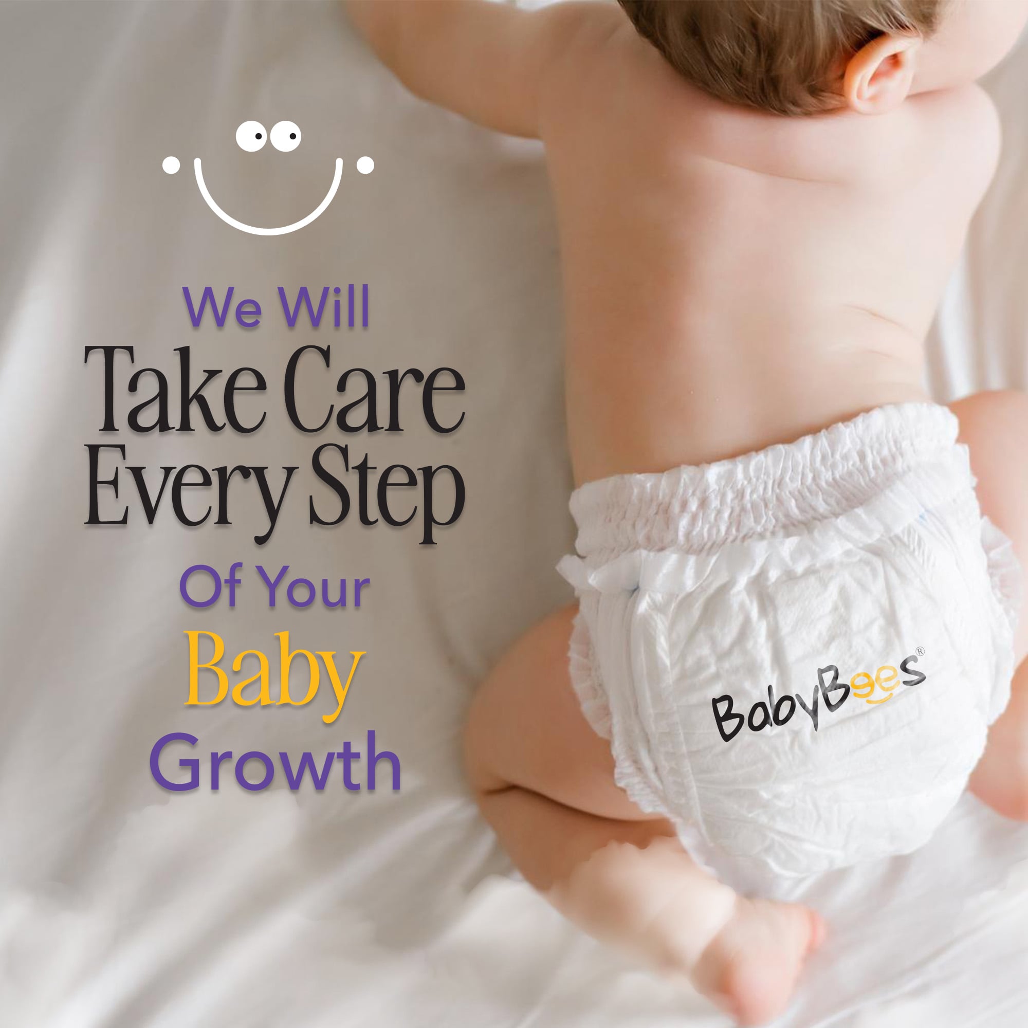 Baby Bees Premium Diaper Pants - Rash-Proof, Bubble Pad Technology